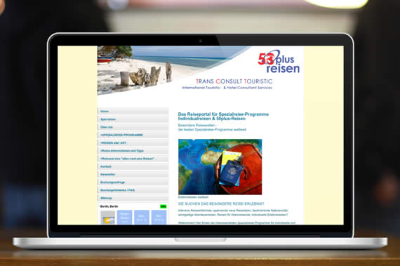 Website f&uuml;r 50plus-Reisen