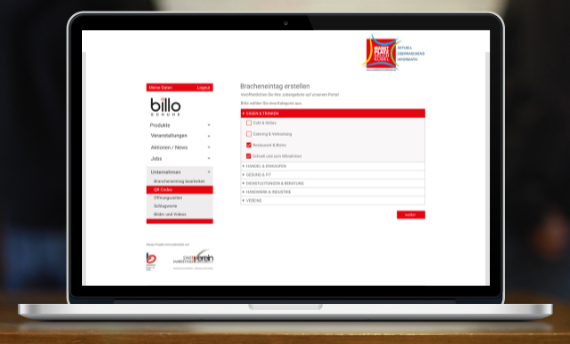 Bracheneintrag Schritt eins - H&auml;ndlerbackend Bruchk&ouml;bel