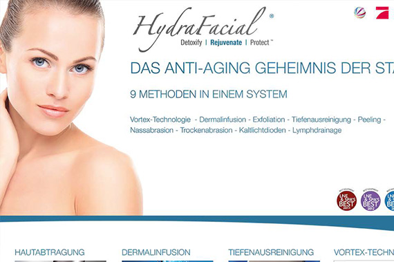 Messestand f&uuml;r HydraFacial MD