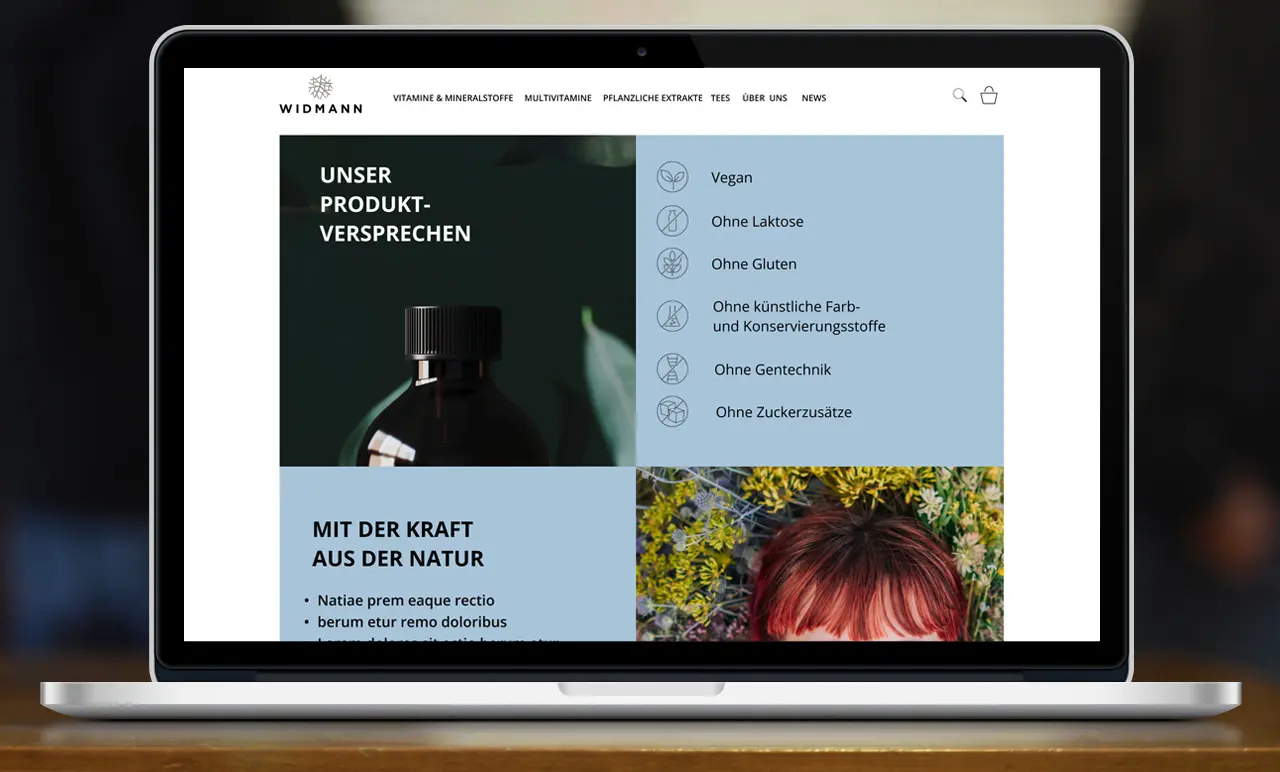 Produktseite Abschnitt zwei - Widmann Germany